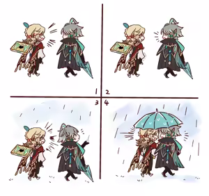 Page 88 of pixiv主要原神 钟离受 卡维X艾尔海森等 - preview thumbnail