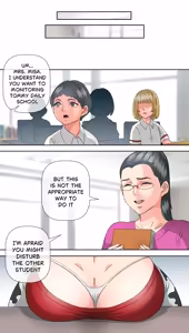 Page 5 of Aunty at School ch 2 - preview thumbnail