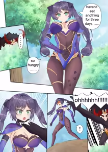 八重神子、モナ，敗北首絞失神 — hentai manga cover on Fhentai
