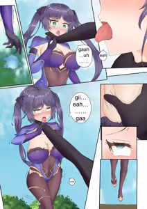 Page 2 of 八重神子、モナ，敗北首絞失神 - preview thumbnail