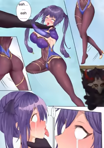 Page 3 of 八重神子、モナ，敗北首絞失神 - preview thumbnail