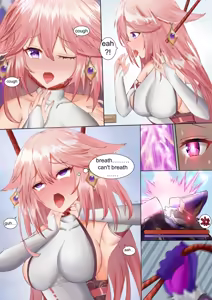 Page 9 of 八重神子、モナ，敗北首絞失神 - preview thumbnail