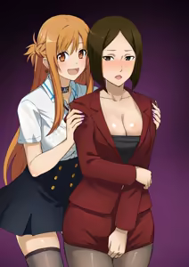 Page 7 of Asuna & Kyouko | Mother and Daughter Blacked Collection - preview thumbnail