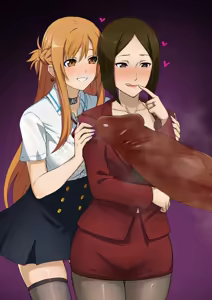 Page 8 of Asuna & Kyouko | Mother and Daughter Blacked Collection - preview thumbnail