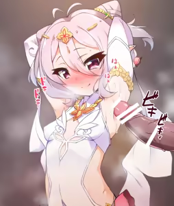 儀装束コッコロがエッチなので腋コキしてもらった — hentai manga cover on Fhentai