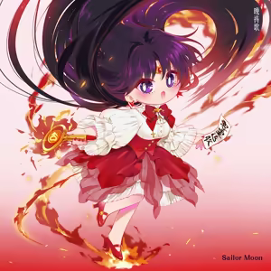 Page 56 of sailor moon art compilation - preview thumbnail