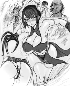 Page 28 of 魔狩屋マトナ(霧の異界編) 霧の異界③〜異形の牛人に敗北するマトナ〜 - preview thumbnail