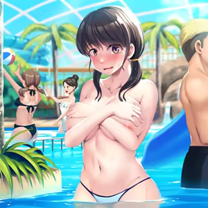 Page 56 of A girl whose swimsuit gets washed away - preview thumbnail
