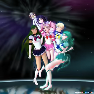 Page 40 of sailor moon art compilation - preview thumbnail
