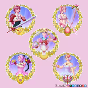 Page 65 of sailor moon art compilation - preview thumbnail