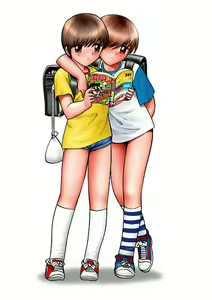 D-2Girls - Shota Yaoi - hentai manga cover image