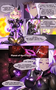 Page 25 of A manga about a girl who is reincarnated as a combat android, and then has a very erotic experience and turns evil - Senkou Heijo Prikke Tsana - - preview thumbnail