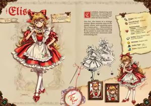 Page 11 of The Art Of Little Goody Two Shoes - Official Game Artbook - preview thumbnail