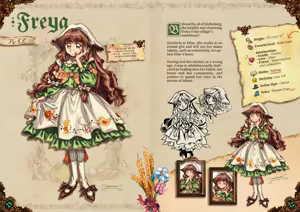 Page 13 of The Art Of Little Goody Two Shoes - Official Game Artbook - preview thumbnail