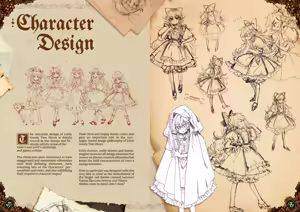 Page 30 of The Art Of Little Goody Two Shoes - Official Game Artbook - preview thumbnail