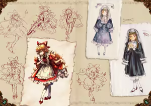 Page 32 of The Art Of Little Goody Two Shoes - Official Game Artbook - preview thumbnail