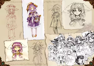Page 33 of The Art Of Little Goody Two Shoes - Official Game Artbook - preview thumbnail