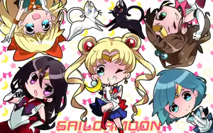 Page 17 of sailor moon art compilation - preview thumbnail