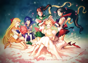 Page 35 of sailor moon art compilation - preview thumbnail