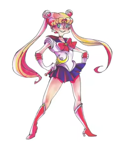 Page 56 of sailor moon art compilation - preview thumbnail