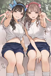 Page 2 of Taiikusai Gal (decensored) - preview thumbnail