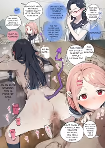 Succubus Gakuen no Gakkyuu Iinchou | The class representative of a succubus school - hentai manga cover image