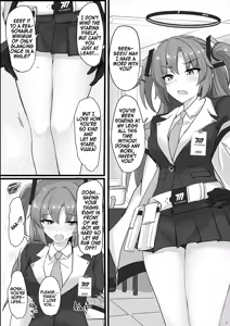 Page 3 of Hayase Yuuka no Futomomo de Nukitai - preview thumbnail