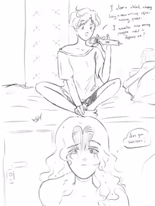Page 168 of Sailor moon art compilation - preview thumbnail