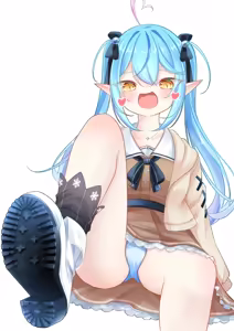 Lamy Plays With a Tiny — hentai manga cover on Fhentai