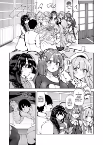 Page 3 of Shiratsuyu-gata Shimai to Okota de Yuuwaku Sakusei Ecchi | Getting Teased and Milked Dry Under the Kotatsu by the Shiratsuyu-Class Sisters - preview thumbnail