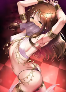 Page 3 of 踊り子藍子本表紙イラスト 衣装パーツ有無差分 - preview thumbnail