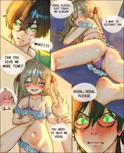 Page 4 of Swimsuit Neuro Short Comic - preview thumbnail