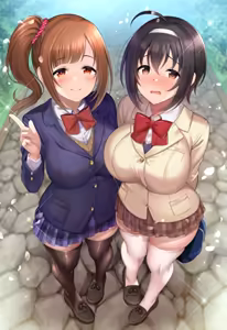 Page 3 of 身体がムチムチに成長した五十嵐響子と小日向美穂 - preview thumbnail