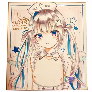 Page 20 of Various Tegaki  Shikishi  Analog Illust Shuu - Analog illustration collection - preview thumbnail