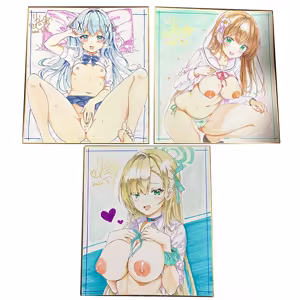 Page 9 of Various Tegaki  Shikishi  Analog Illust Shuu - Analog illustration collection - preview thumbnail
