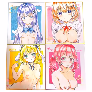 Page 10 of Various Tegaki  Shikishi  Analog Illust Shuu - Analog illustration collection - preview thumbnail