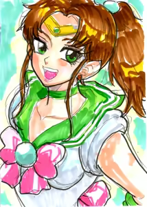 Page 247 of sailor moon art compilation - preview thumbnail
