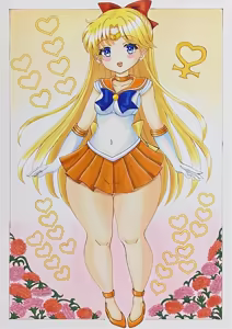 Page 168 of sailor moon art compilation - preview thumbnail