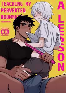 Dosukebena Roommate o Wakara Seru Hanashi | Teaching My Perverted Roommate a Lesson (decensored) — hentai manga cover on Fhentai