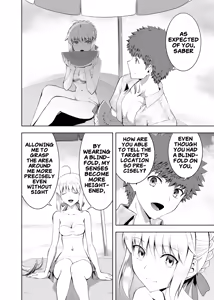 Page 3 of Saber Maniacs Shikaku o Shadan Suru to Hoka no Kankaku ga Togisumasareru to Iu no de Saber ni Mekakushi Play o Shite Moratta | Saber Maniacs Since they say that blocking your vision sharpens your other senses, I had Saber try some blindfold play - preview thumbnail