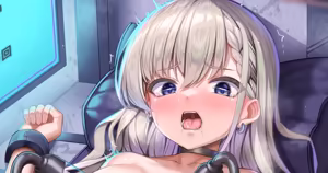 絶頂を検知すると精液を注入されるマシンの中に囚われたシチュ（差分40枚） - hentai manga cover image