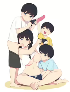 Family (1-51) + Friend series - hentai manga cover image