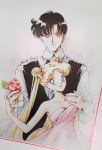 Page 9 of Sailor moon art compilation - preview thumbnail