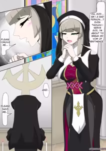 Page 3 of Nun transforms into a beast and falls into darkness - preview thumbnail
