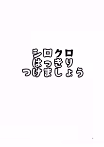 Page 3 of シロクロはっきりつけましょう - preview thumbnail