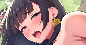 馬姦セックス牛娘ちゃん — hentai manga cover on Fhentai