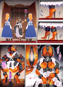 Page 3 of dNJ-特殊なﾗﾊﾞｰｽｰﾂを着て働くﾒｲﾄﾞちゃん+ﾗﾊﾞｰﾒｲﾄﾞちゃんと駄犬ちゃんを繋げて弄ぼう - preview thumbnail