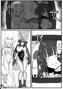 Page 3 of Bunny Succubus kara Saiai no Musuko to no Owakare Kozukuri Video Letter ga Todoku Ohanashi | A story about recieving a farewell video tape about a pair of bunny succubi raping your beloved son (decensored) - preview thumbnail
