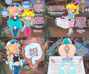 Page 3 of Super Mario girls pseudo scat. - preview thumbnail