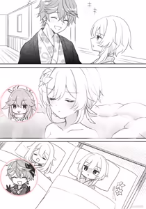 Page 33 of Hotaru-chan ga Tar to Icha Bare Suru Yukata Love Comedy Manga | 荧与达达利亚约会调情暴露💕的浴衣恋爱喜剧漫画 - preview thumbnail